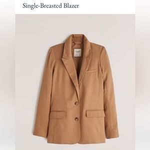 Abercrombie & Fitch Single-Breasted Blazer